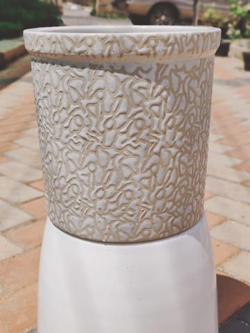 14 Inch Designer Ceramic Planter (any colour)
