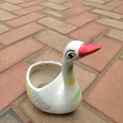 Buy 2 Inch Cute Duck Designer Ceramic Pot (any colour) Online | Urvann.com