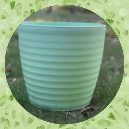 Free Gift - 6 Inch Pastel Green Avora Premium Plastic Planter - Flash Sale