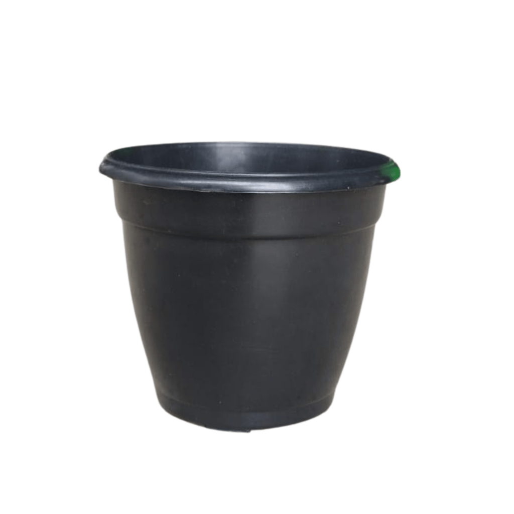 4 Inch Cloudy Black Elora Premium Plastic Planter 4 Inch Cloudy Black Elora Premium Plastic Planter