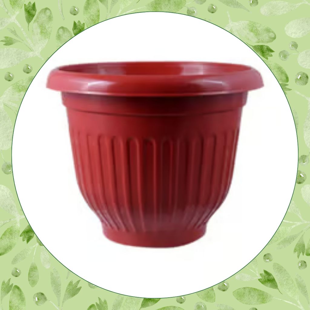Free Gift - 8 Inch Terracotta Red Olive Plastic Pot - Flash Sale Free Gift - 8 Inch Terracotta Red Olive Plastic Pot - Flash Sale