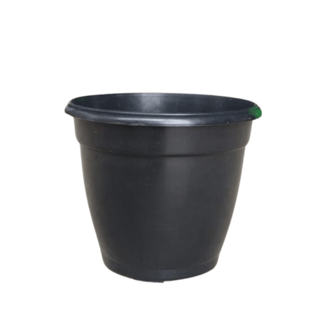 4 Inch Cloudy Black Elora Premium Plastic Planter
