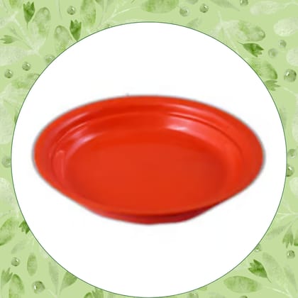 Free Gift - 6.5 Inch Terracotta Red Premium Round Trays - To keep under the Pots - Flash Sale