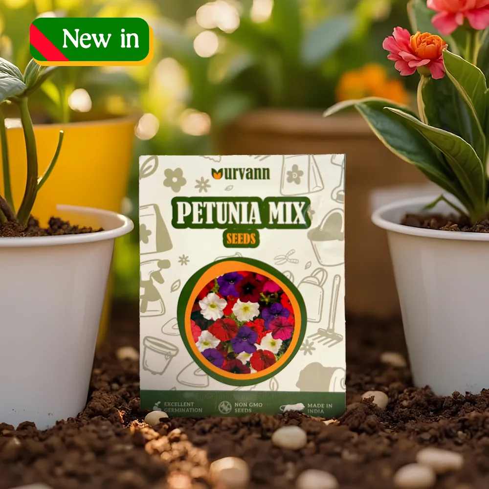 Petunia Mix Seeds - GMO Free | Excellent Germination | Easy to Grow | Vibrant Blooms
