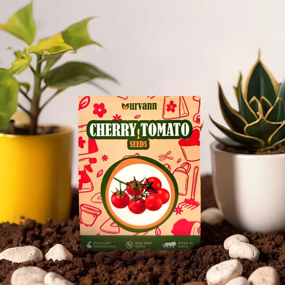 Cherry Tomato Seeds - GMO Free | Excellent Germination | Easy to Grow | Hand Picked
