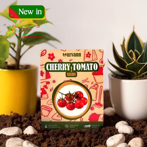 Cherry Tomato Seeds - GMO Free | Excellent Germination | Easy to Grow | Hand Picked