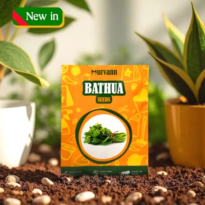 Buy Bathua Desi Seeds – GMO Free | Excellent Germination | Easy to Grow | Disease Resistance - for veggies Online | Urvann.com