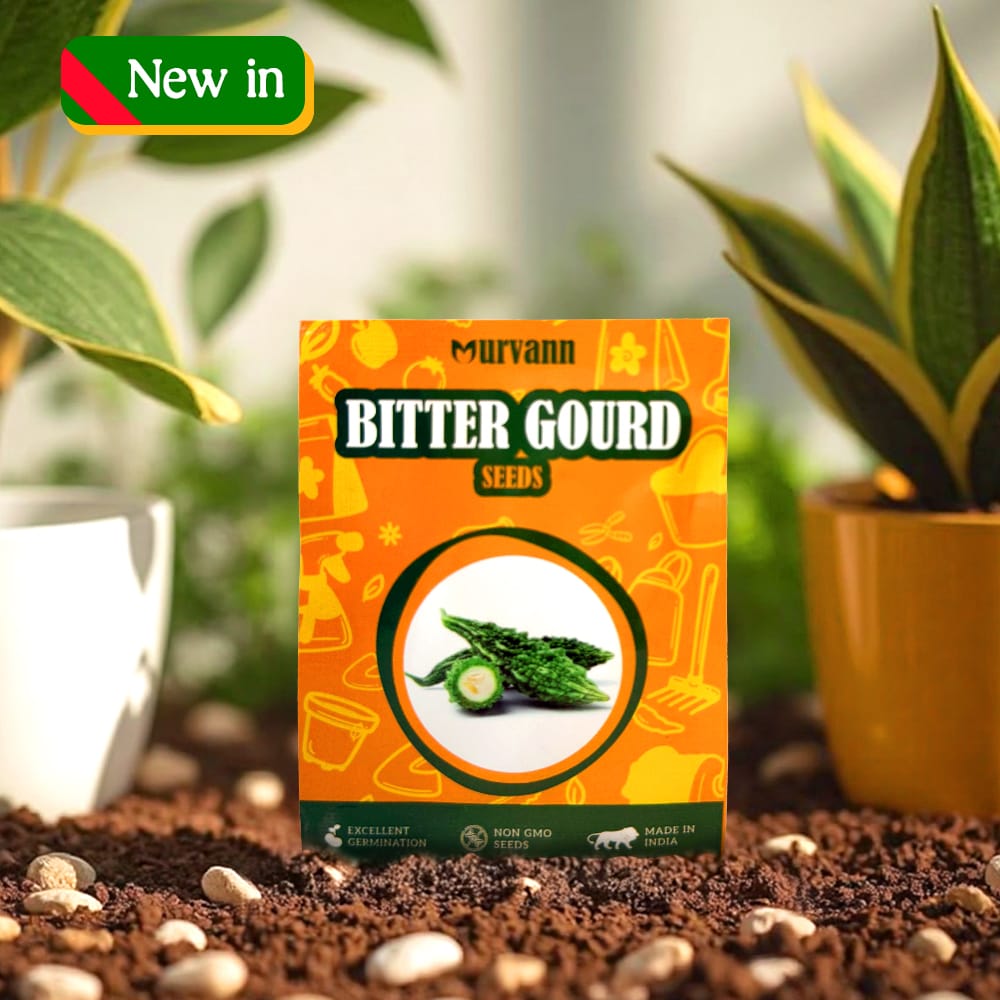 Bitter Gourd / Karela Seeds - GMO Free | Excellent Germination | Easy to Grow | Disease Resistance