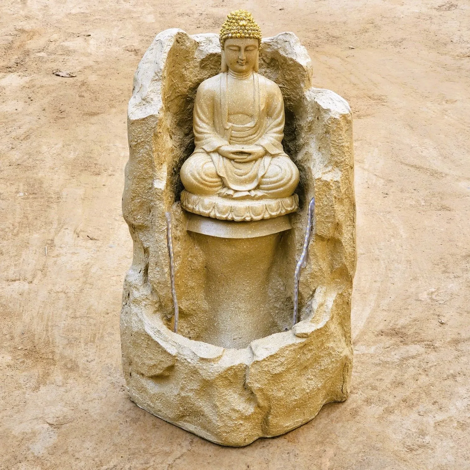 Gift Ready - Designer Led Buddha Fountain Wrapped in Lovely Gift Bag For Your Loved Ones