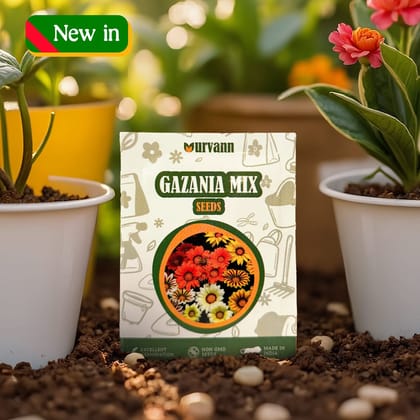 Buy Gazania Seeds – GMO Free | Excellent Germination | Easy to Grow | Vibrant Blooms Online | Urvann.com