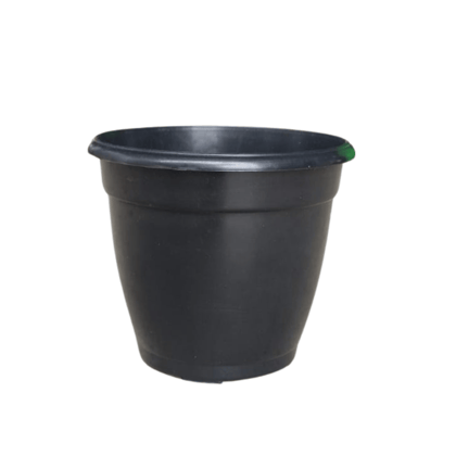 5 Inch Cloudy Black Elora Premium Plastic Planter