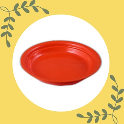 Free Gift - 5 Inch Terracotta Red Premium Round Trays - To keep under the Pots - Flash Sale