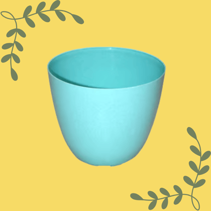 Free Gift - 4 Inch Blue Marble Premium Orchid Round Plastic Pot - Flash Sale