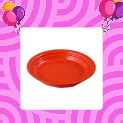 Free Gift - 6.5 Inch Terracotta Red Premium Round Trays - To keep under the Pots - Flash Sale