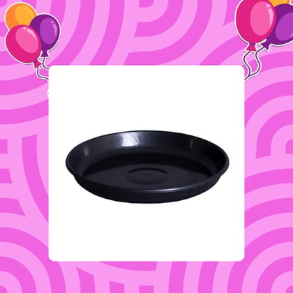 Free Gift - 6.5 Inch Black Premium Black Tray - To keep under the Pot - Flash Sale