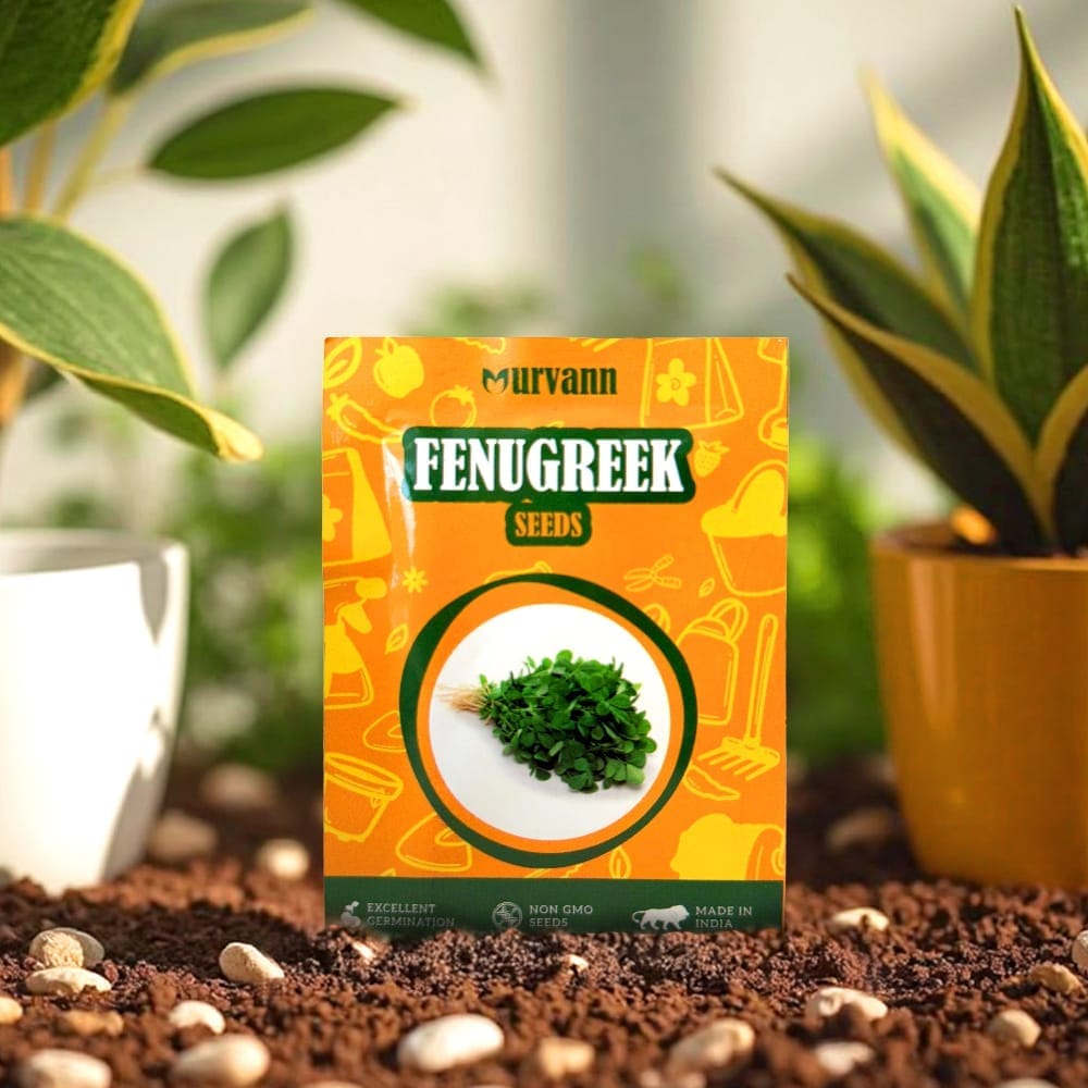 Kasturi Methi / Fenugreek Seeds - GMO Free | Excellent Germination | Easy to Grow | Disease Resistance