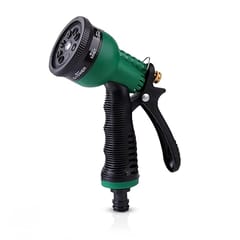 Water Spray Gun with 8 Adjustable Patterns  Hands-Free Lock | Durable ABS Material