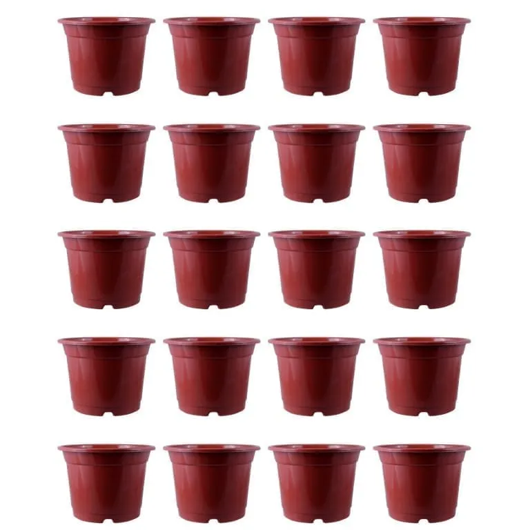 Set of 20 - 12 inch Red Nursery Pot