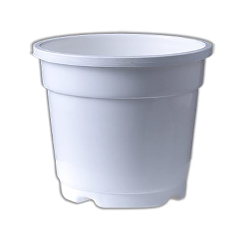 12 inch White Nursery Pot