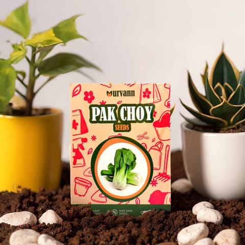 Pak Choy Seeds - GMO Free | Excellent Germination | Easy to Grow | Hand Picked