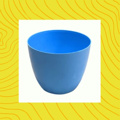 Free Gift - 4 Inch Dark Blue Premium Orchid Round Plastic Pot - Flash Sale