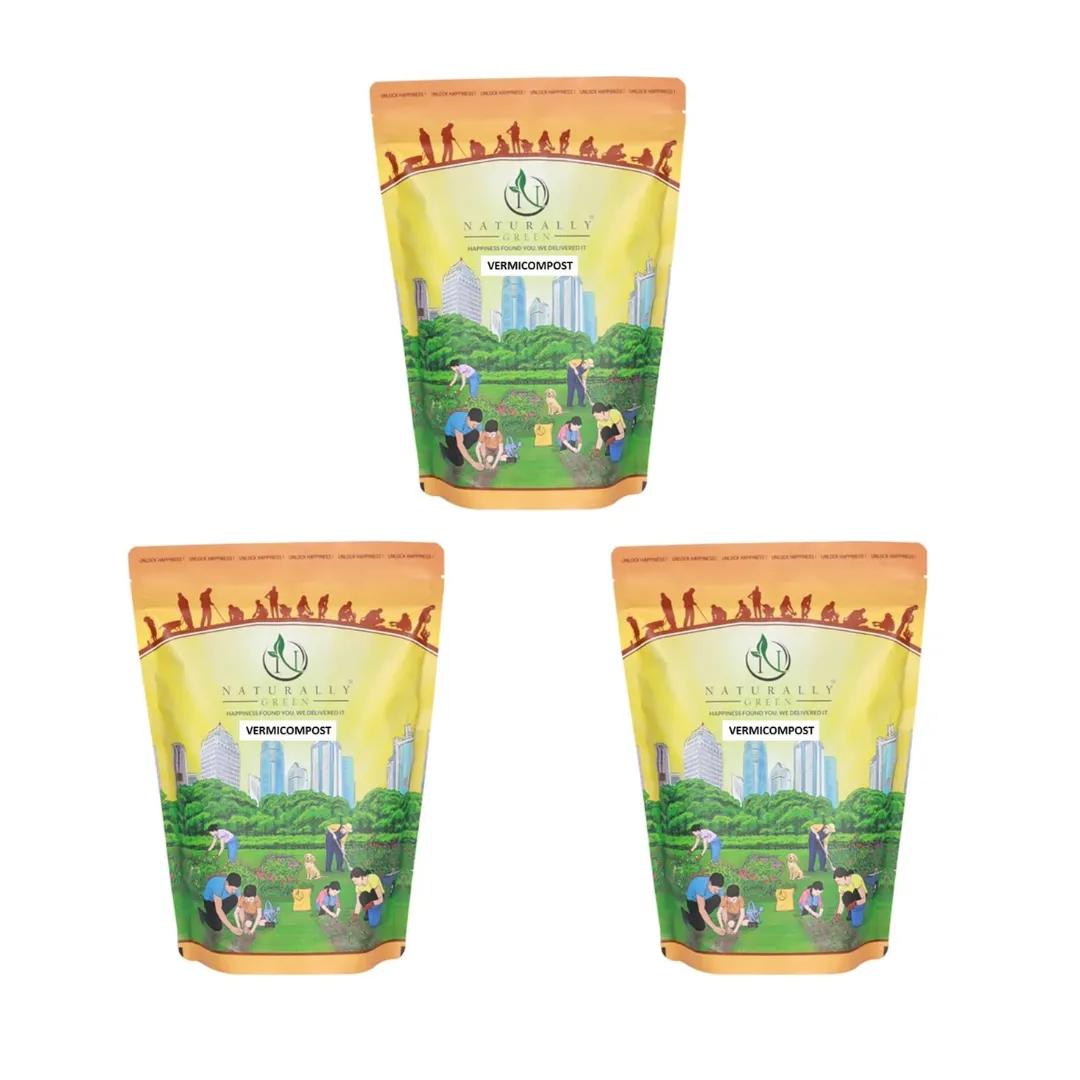 Set of 3 - 1 Kg  Vermicompost  - 3 Kg