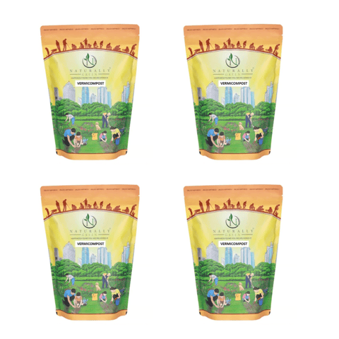 Set of 4 - 1 Kg  Vermicompost  - 4 Kg