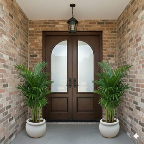 Large indoor Plants Combo -Set of 4 - (Money Plant Golden & Green, Broken Hearts & Philodendron ) with moss stick in Nursery Pot