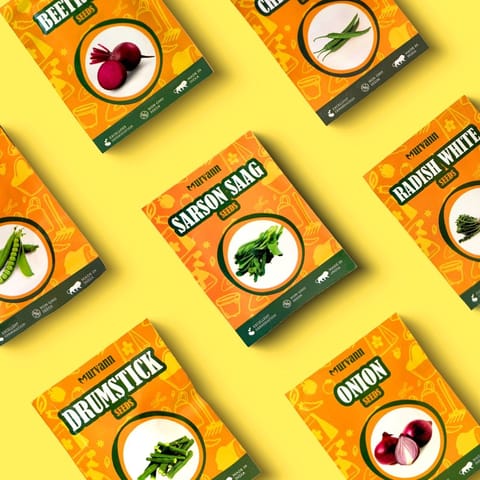 Set of 12 - Assorted Vegetable Seeds - GMO Free | Excellent Germination | Easy to Grow | Disease Resistance