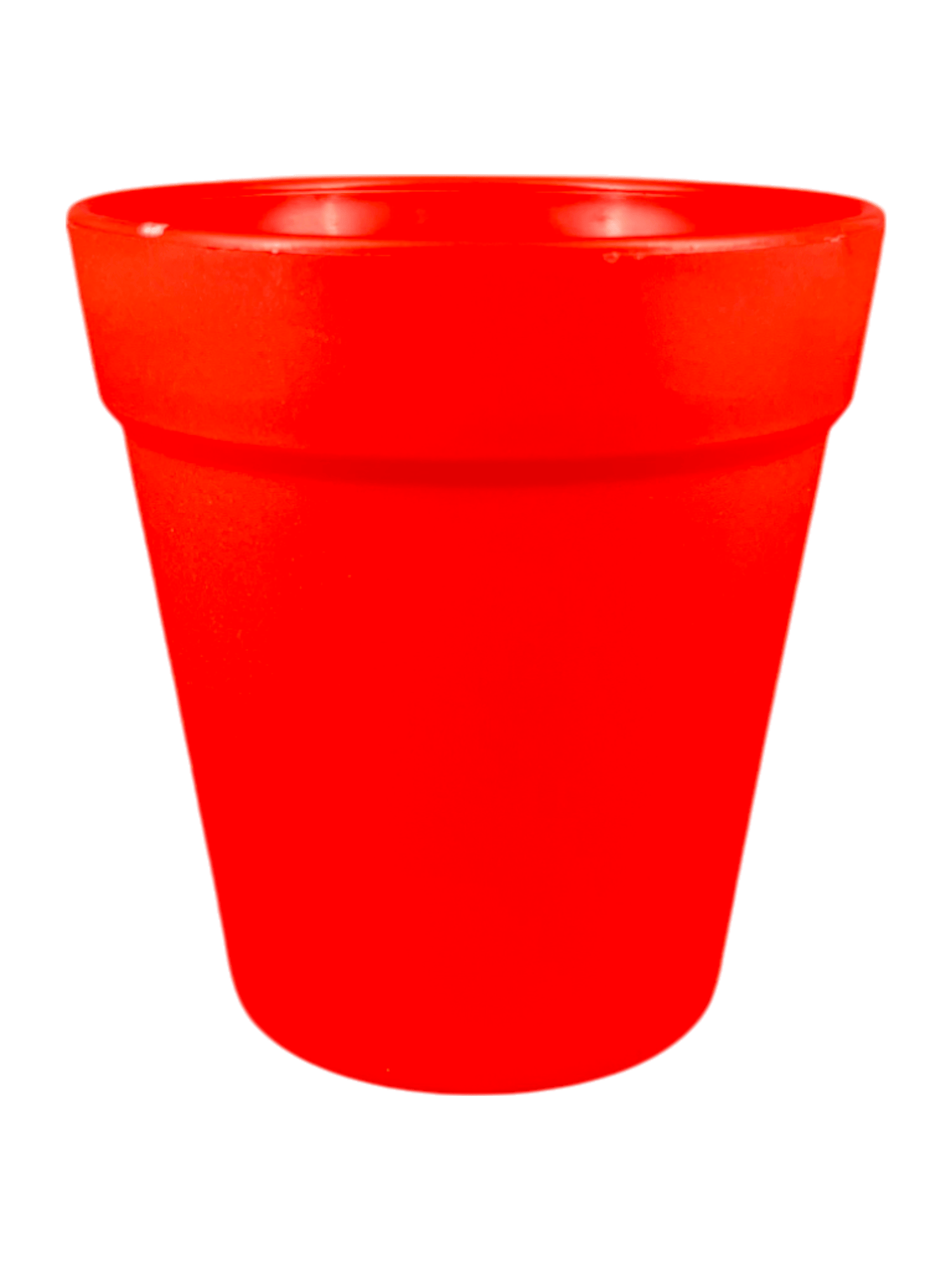 4 Inch Red Excel Premium Plastic Planter