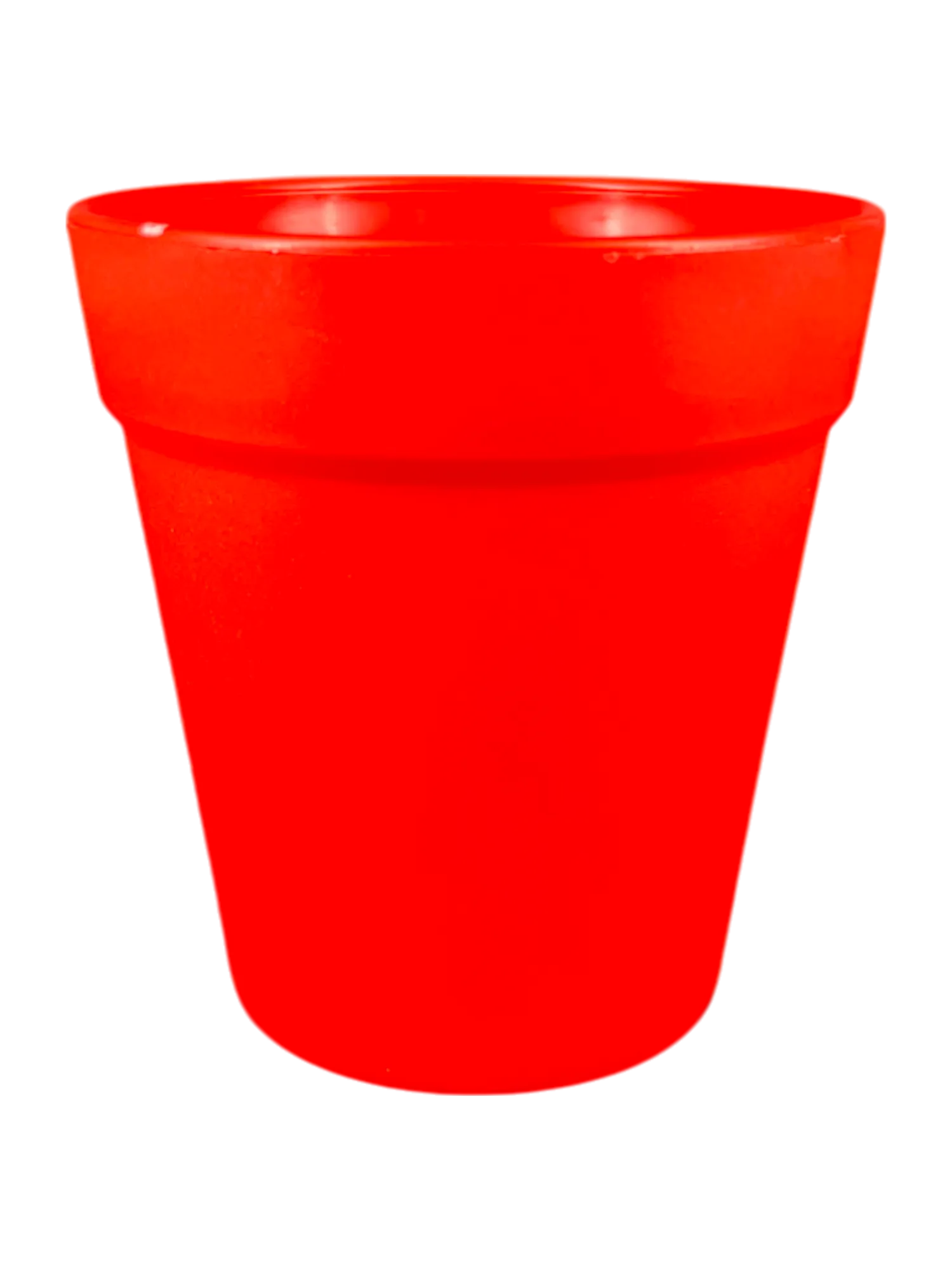 4 Inch Red Excel Premium Plastic Planter