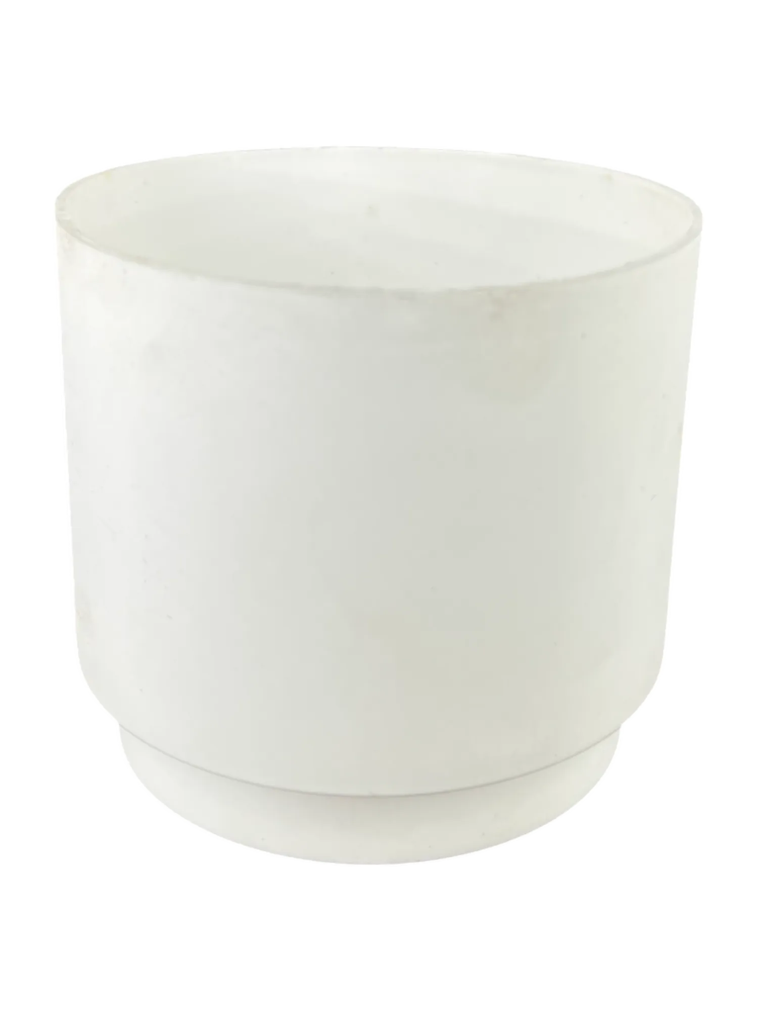 4 Inch White Velora Premium Plastic Planter