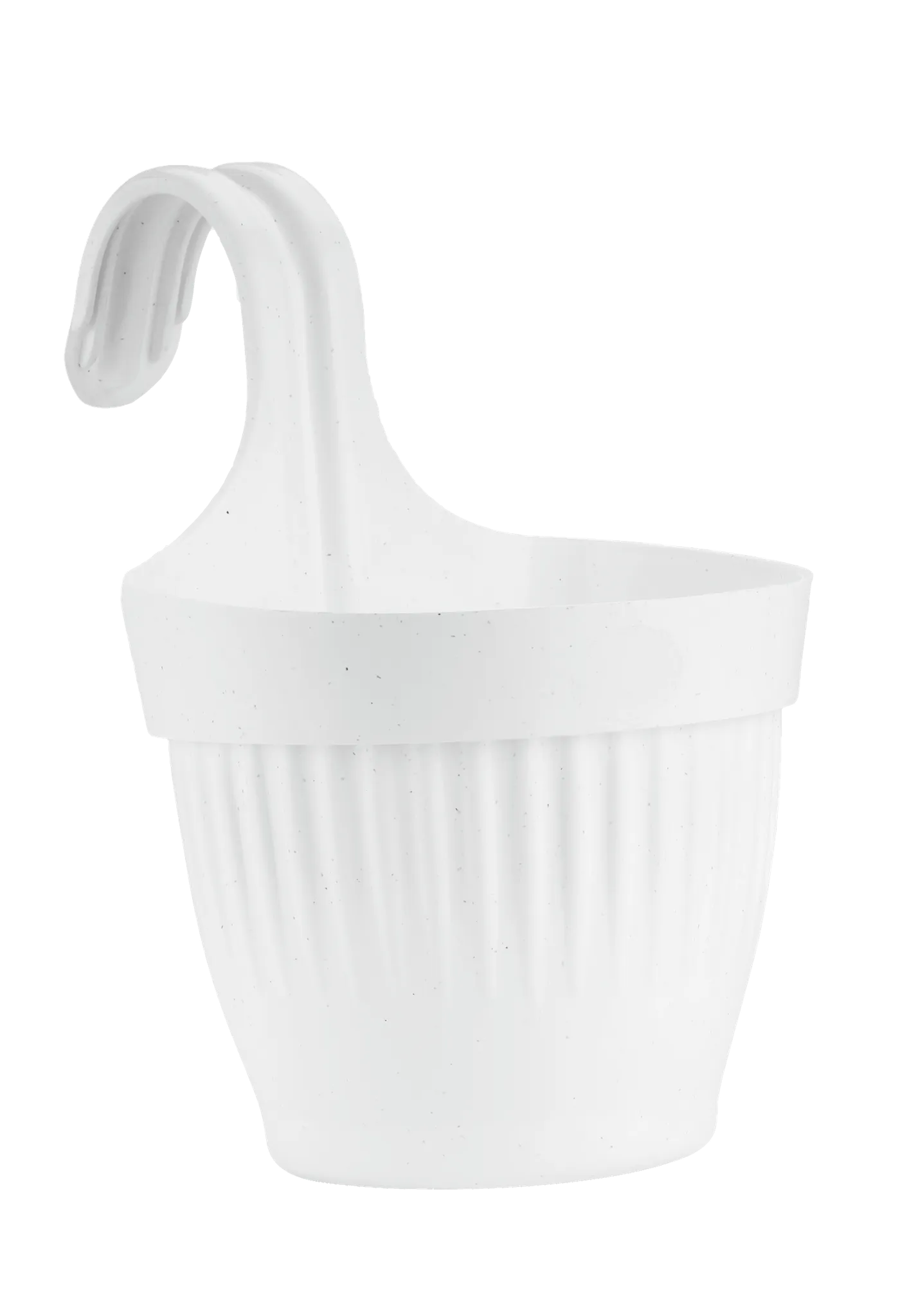 7 Inch White Euro Premium Plastic Planter