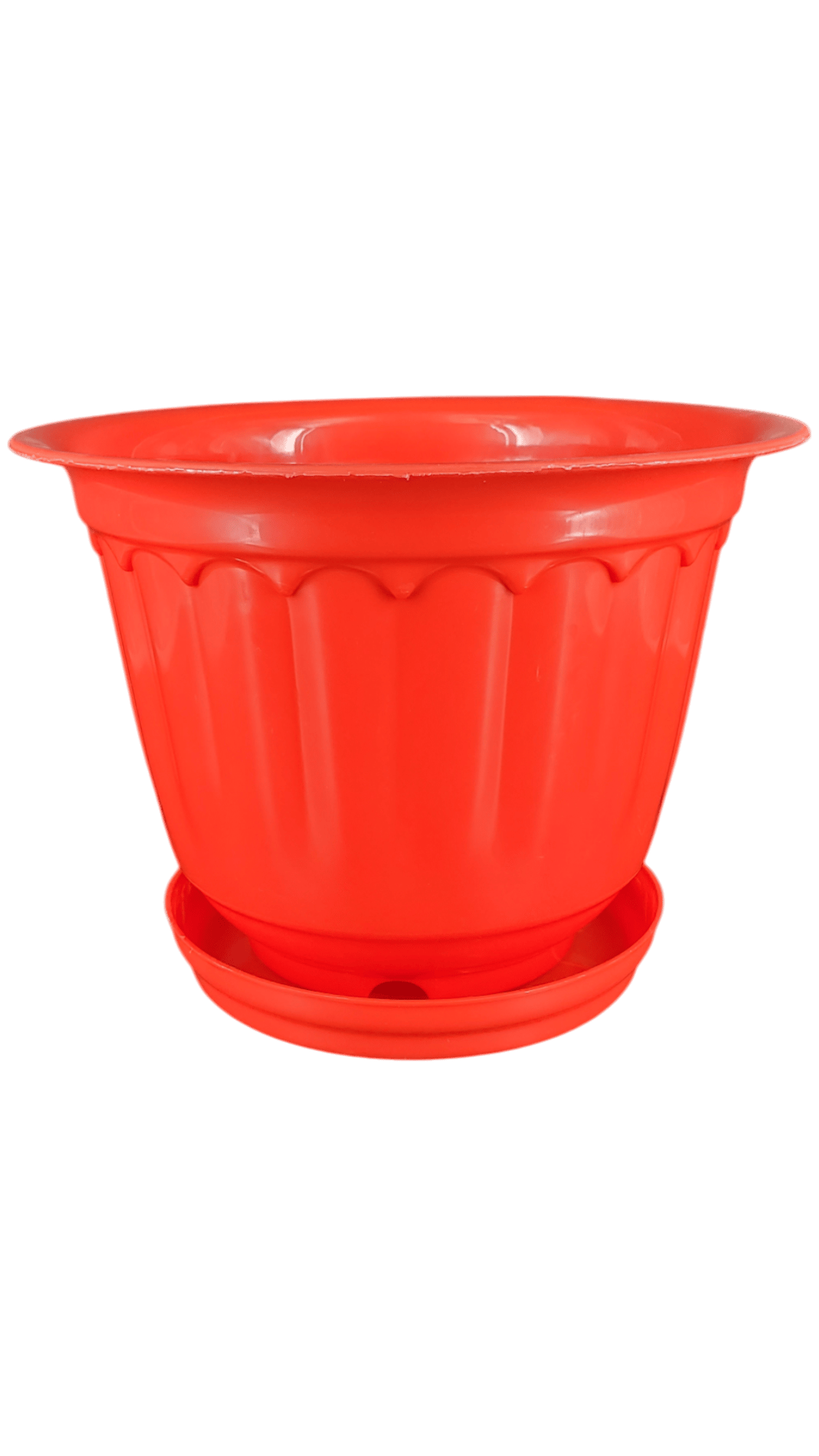 8 Inch Red Jasmine Guardian Premium Plastic Planter