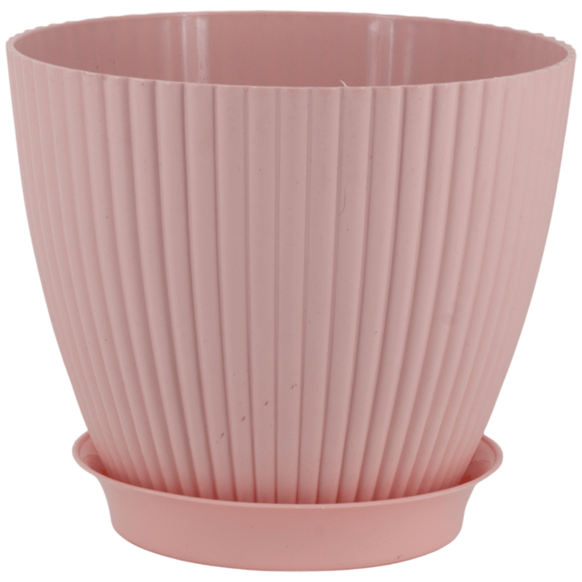 7 Inch Pink Royal Circle Set Premium Plastic Planter