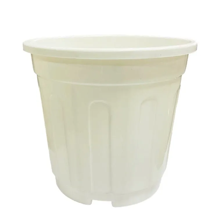 6 Inch White Super Nursery Pot