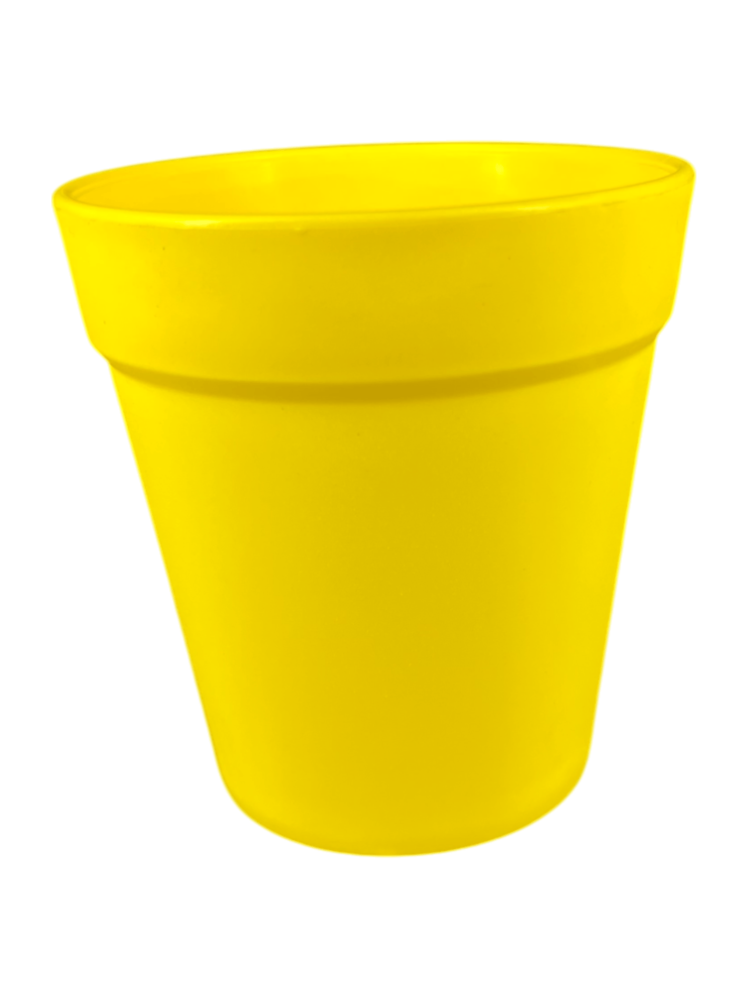 4 Inch Yellow Excel Premium Plastic Planter
