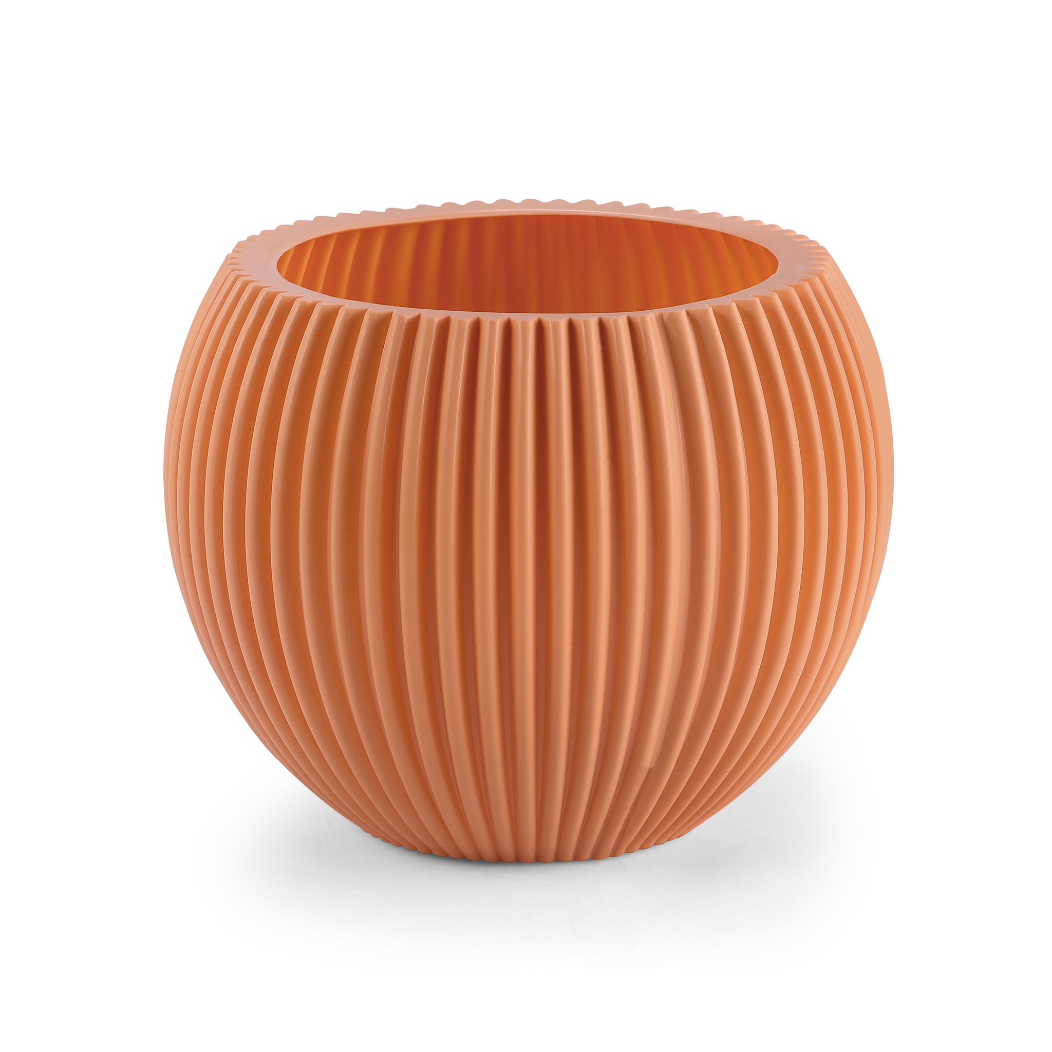 5 Inch Peach Sylvan Premium Plastic Planter