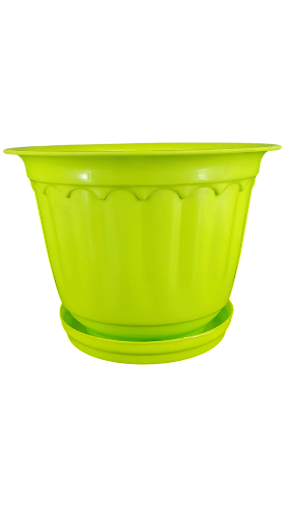 8 Inch Green Jasmine Guardian Premium Plastic Planter