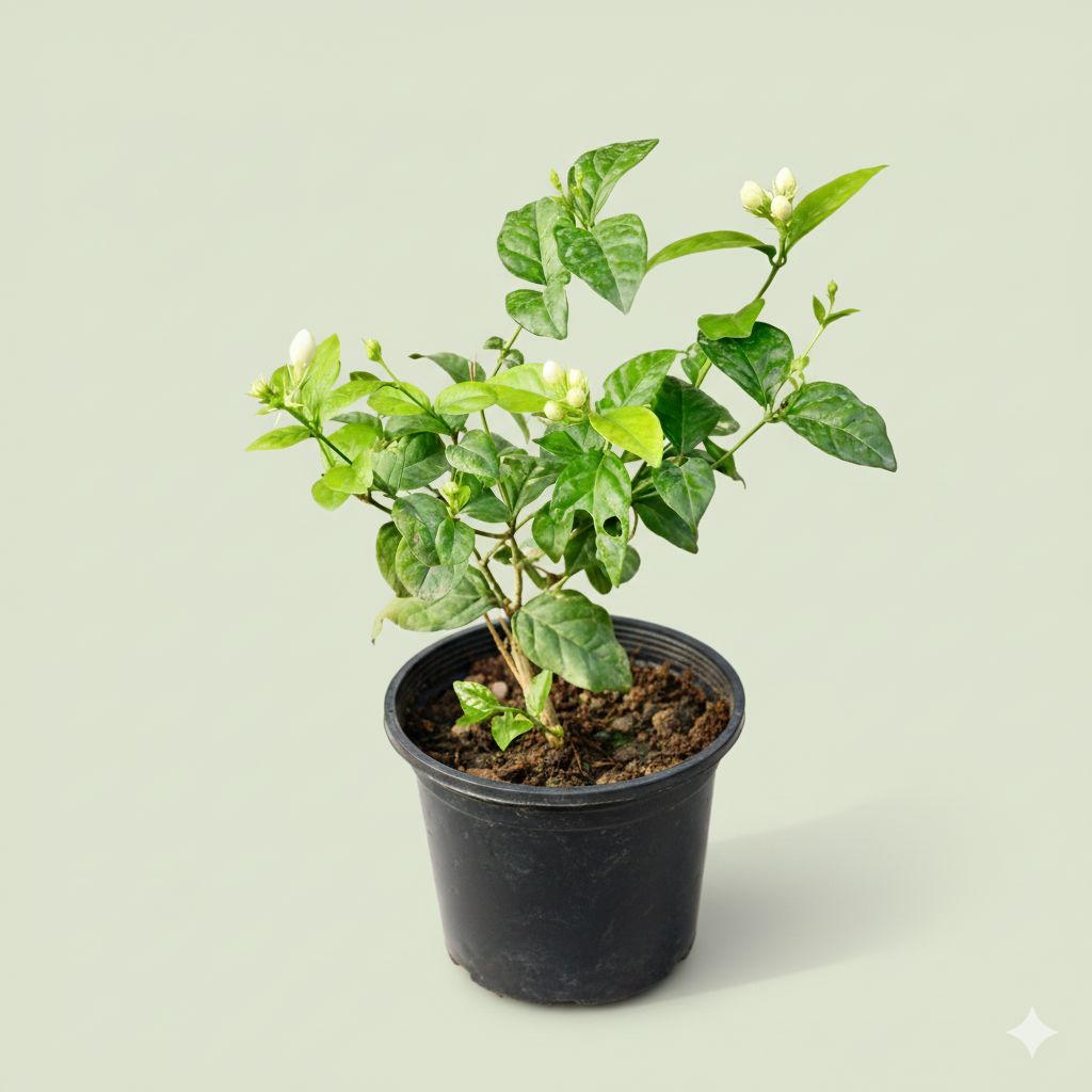 Mogra / Jasmine (Any Colour) in 6 Inch Nursery Pot