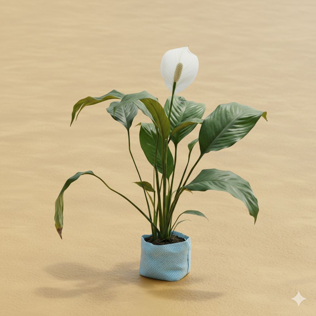 Peace Lily (any colour) in 8 Inch Nursery Bag