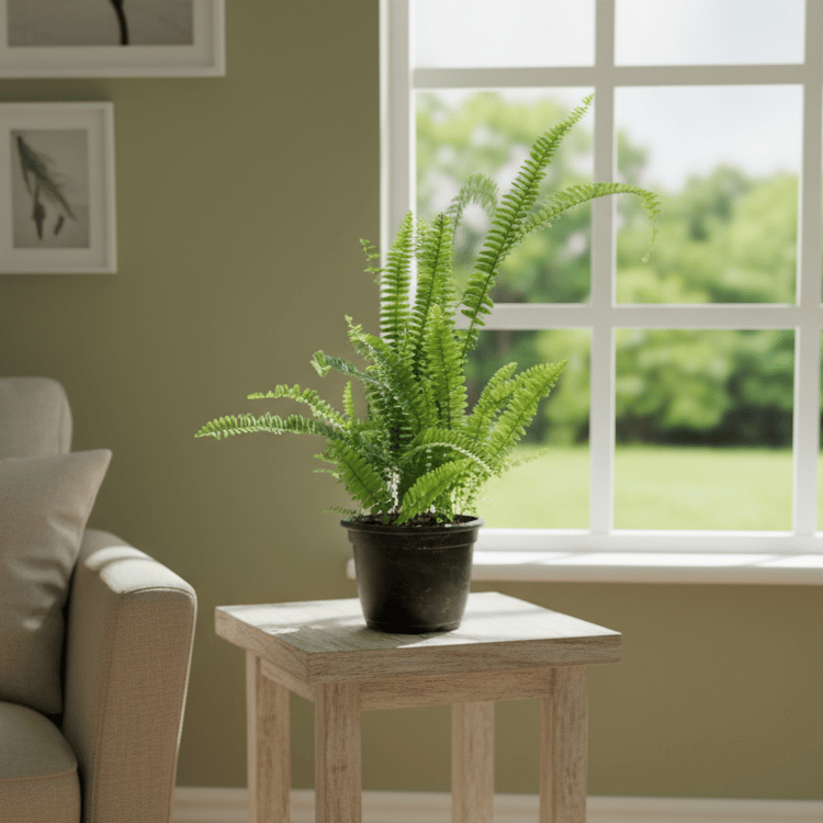Boston Fern in 6 Inch Nursery Pot