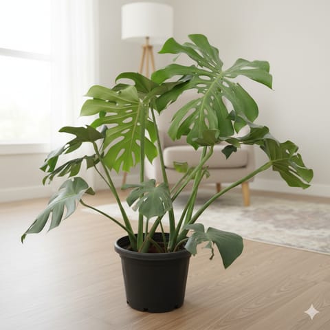 Monstera Deliciosa in 12 Inch Nursery Pot