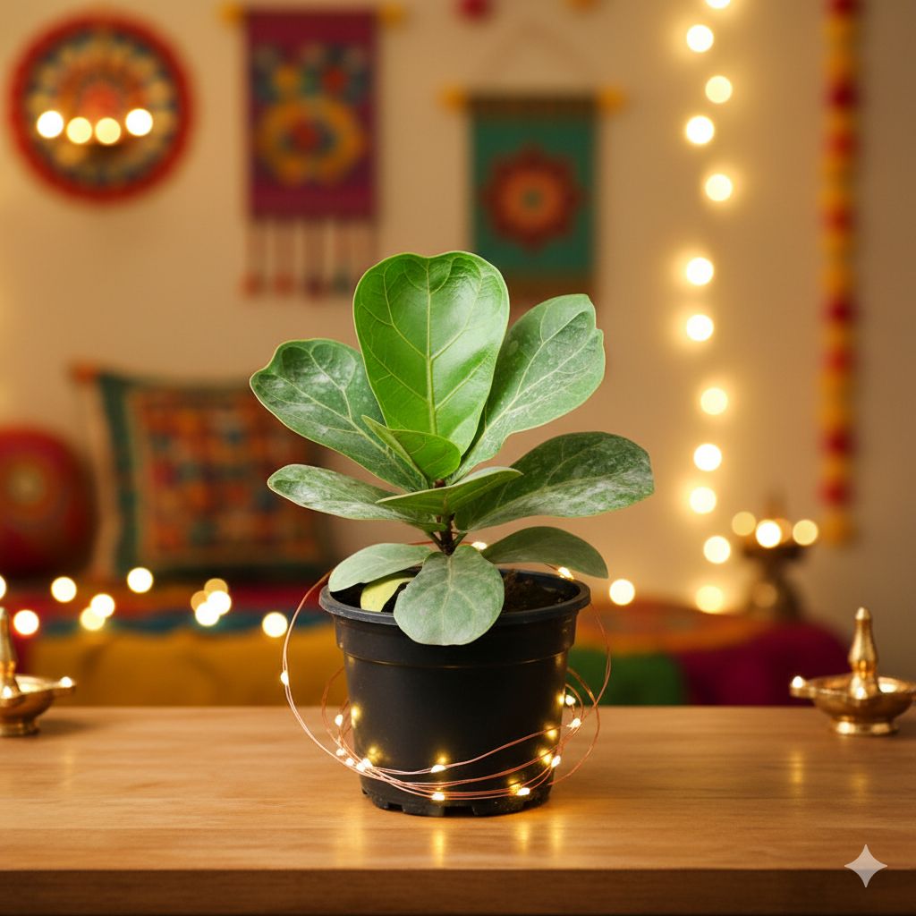 Fiddle Leaf Fig / Ficus Lyrata in 4 Inch Nursery Pot