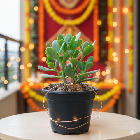 Crassula Jade Succulent in 5 Inch Nursery Pot