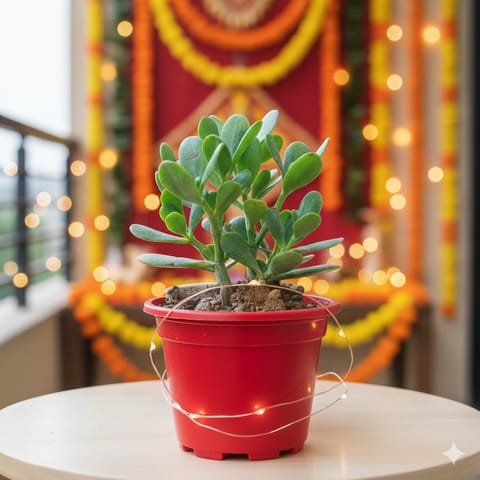 Crassula Ovata Succulent in 4 Inch Nursery Pot