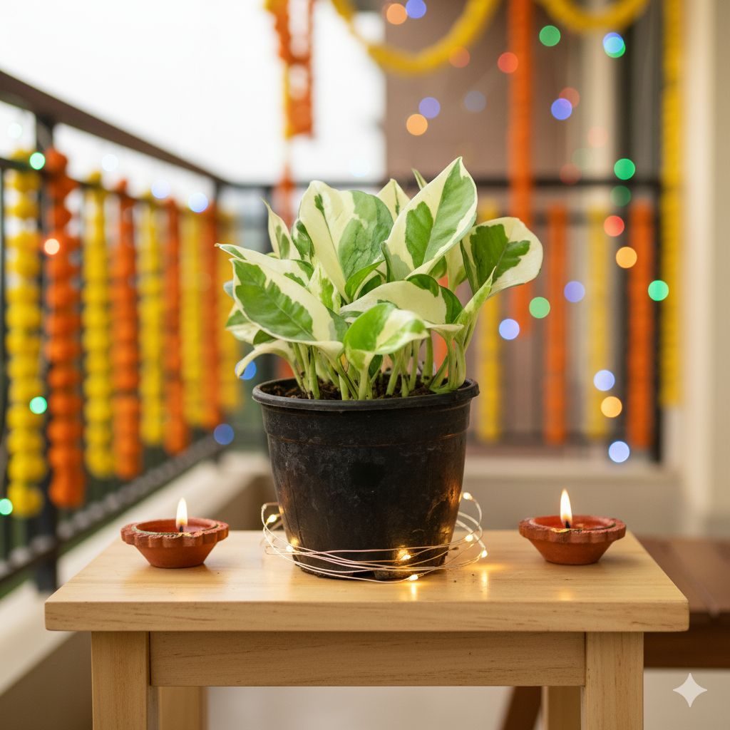 Money Plant Njoy in 5 Inch Nursery Pot