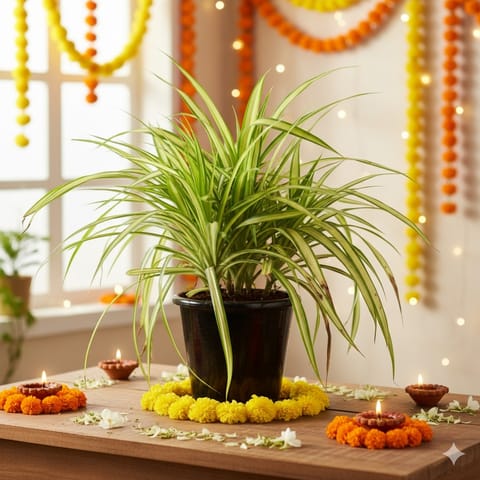 Spider Plant in 5 inch Nursery Pot