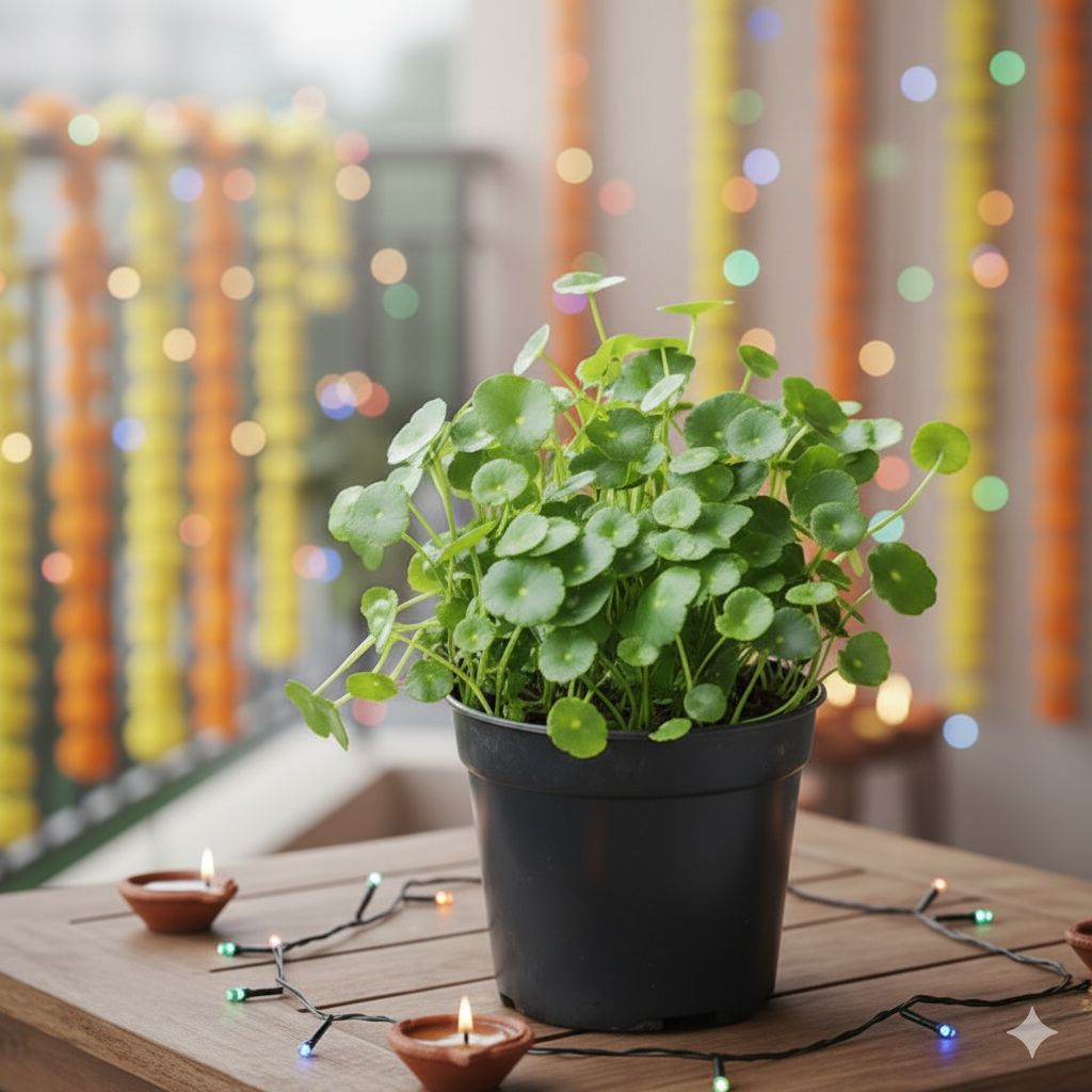 Brahmi Dollar / Pennywort in 4 Inch Nursery Pot