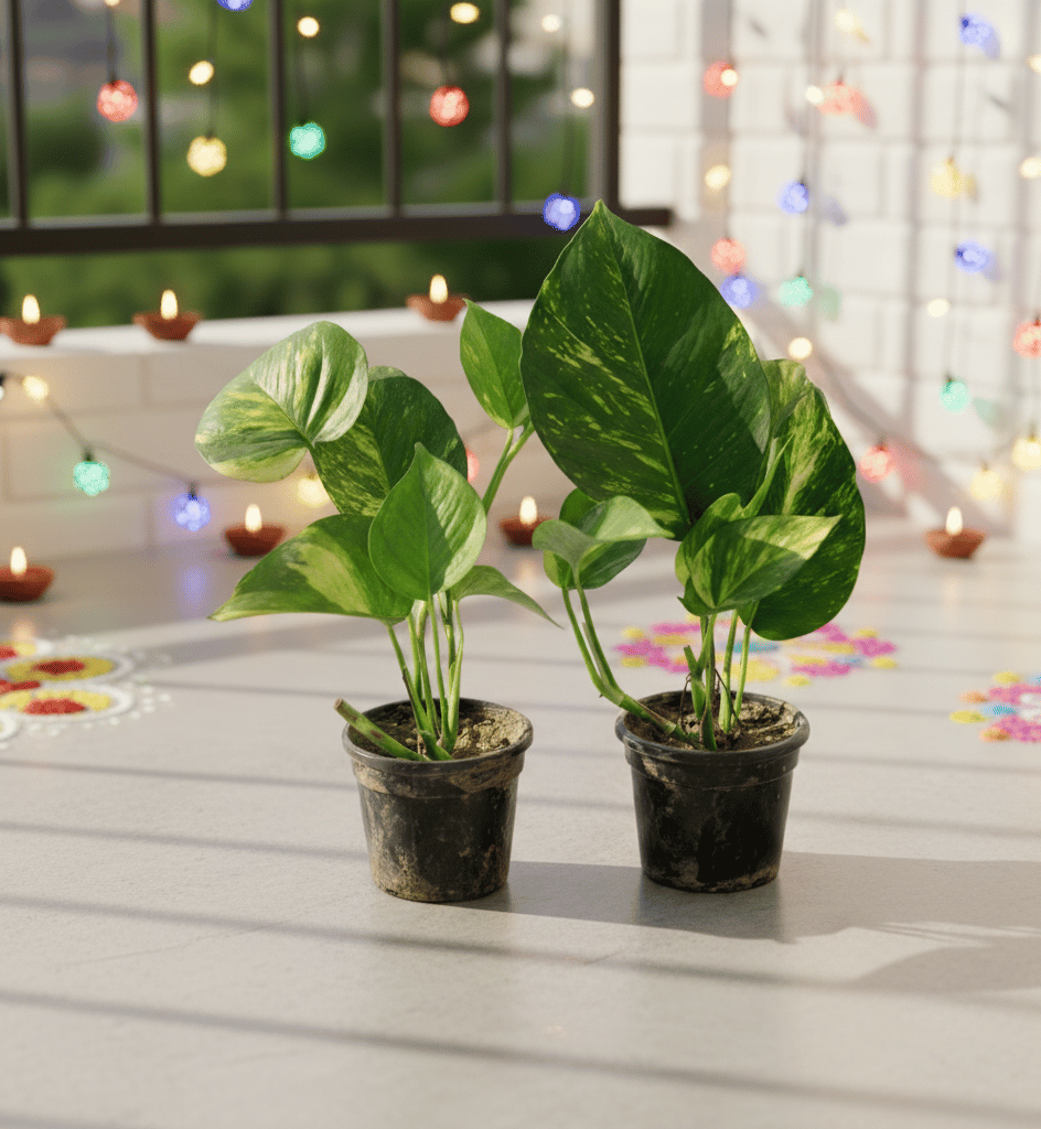 Set of 2 - Money Plant in 4 Inch Nursery Pot